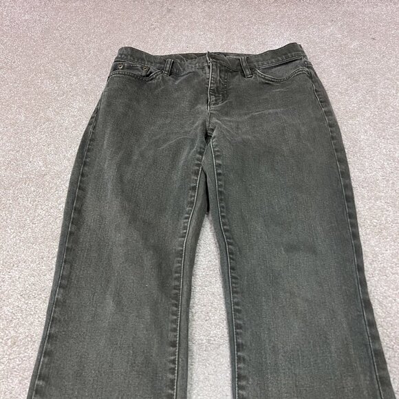 Lauren Jean Co Ralph Lauren Jeans Women’s Green Modern Straight 6 Petite Pockets - Picture 6 of 11